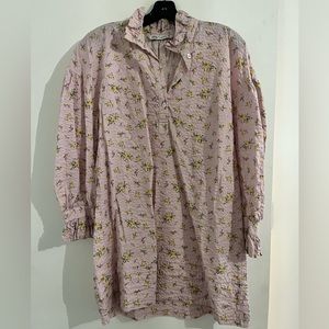 Zara floral mini dress